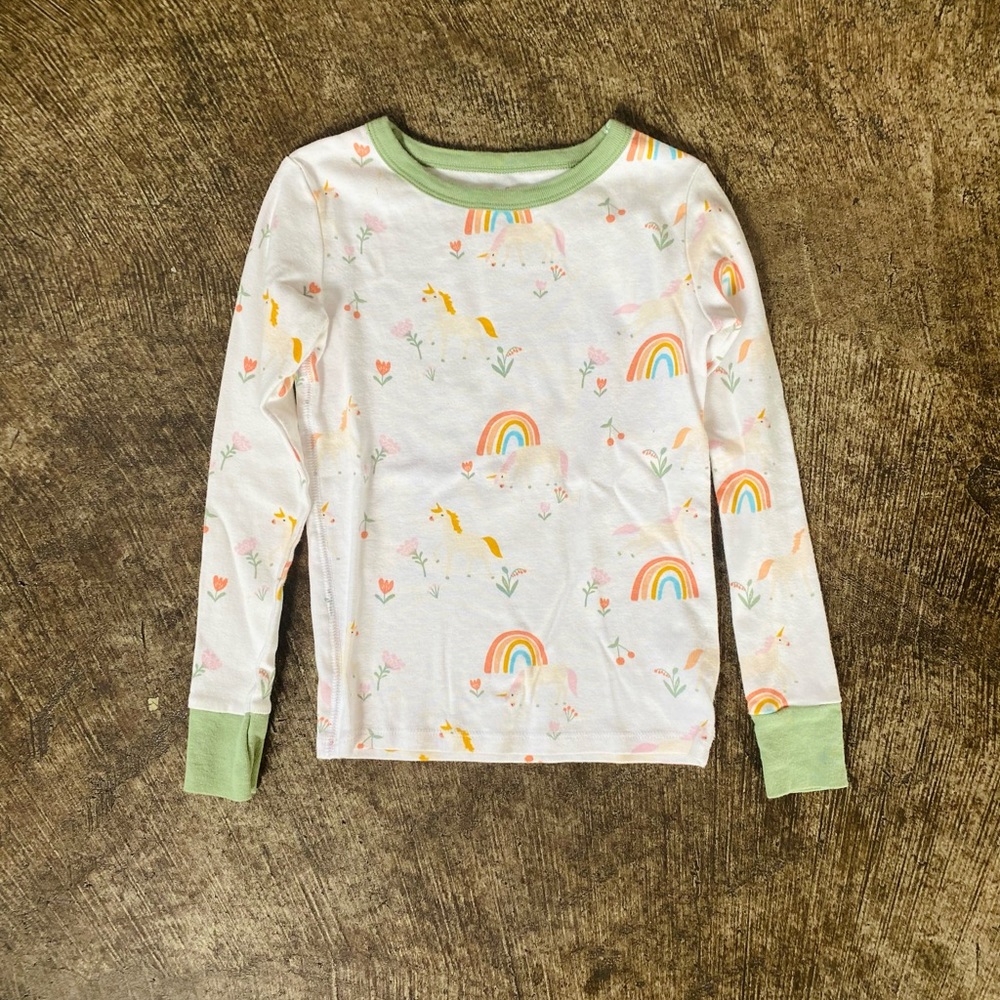 Unicorn and Rainbows Pajama/long underwear top